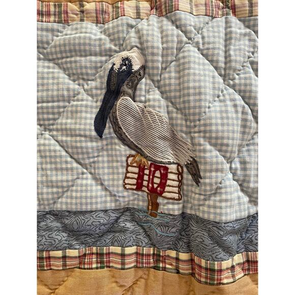 Nautical Handmade Quilted Table Runner 70" - Picture 7 of 7